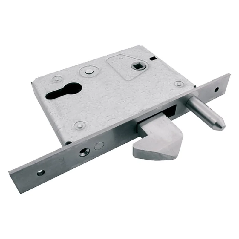 SERRATURA DA INFILARE A GANCIO SPORGENTE E PERNO