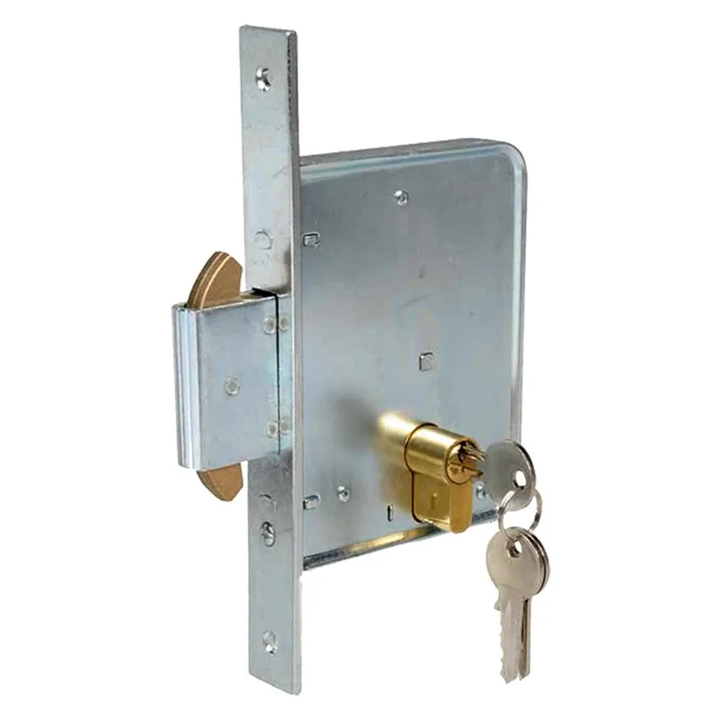 SERRATURA DA INFILARE A DOPPIO GANCIO RIENTRANTE