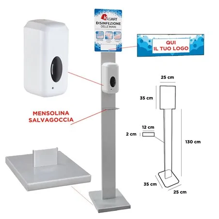 PIANTANA CON DISPENSER AUTOMATICO