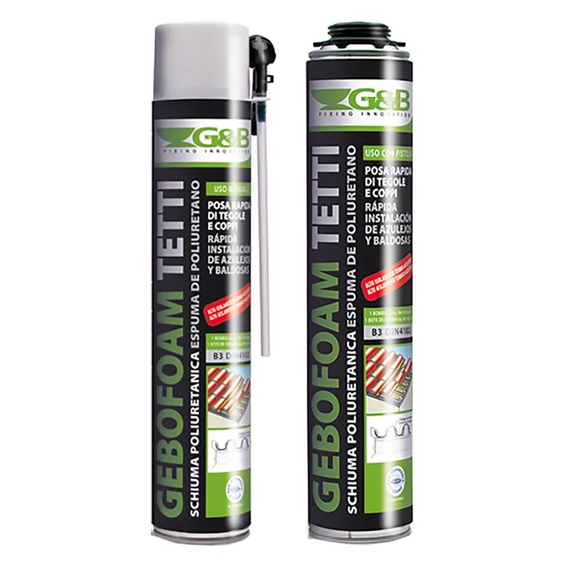 SCHIUMA POLIURETANICA TEGOLE E COPPI GEBOFOAM