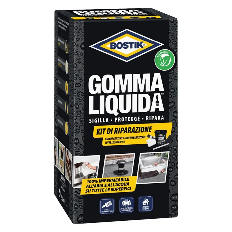 KIT RIPARAZIONE GOMMA LIQUIDA IMPERMEABILIZZANTE