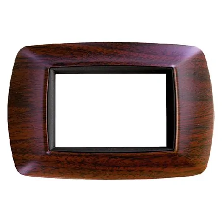 PLACCA EFFETTO LEGNO SCURO LIFE COMPATIBILE LIVING