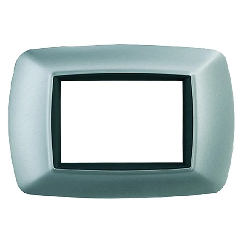 PLACCA ALLUMINIO CHIARO LIFE COMPATIBILE LIVING