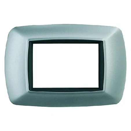 PLACCA ALLUMINIO CHIARO LIFE COMPATIBILE LIVING