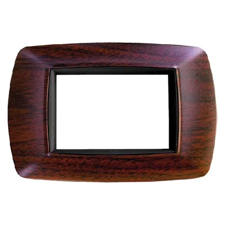 PLACCA EFFETTO LEGNO SCURO LIFE COMPATIBILE LIVING