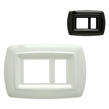 PLACCA TONDÃ’ UNEL DECENTRATA 2598/N COMPATIBILE MAGIC