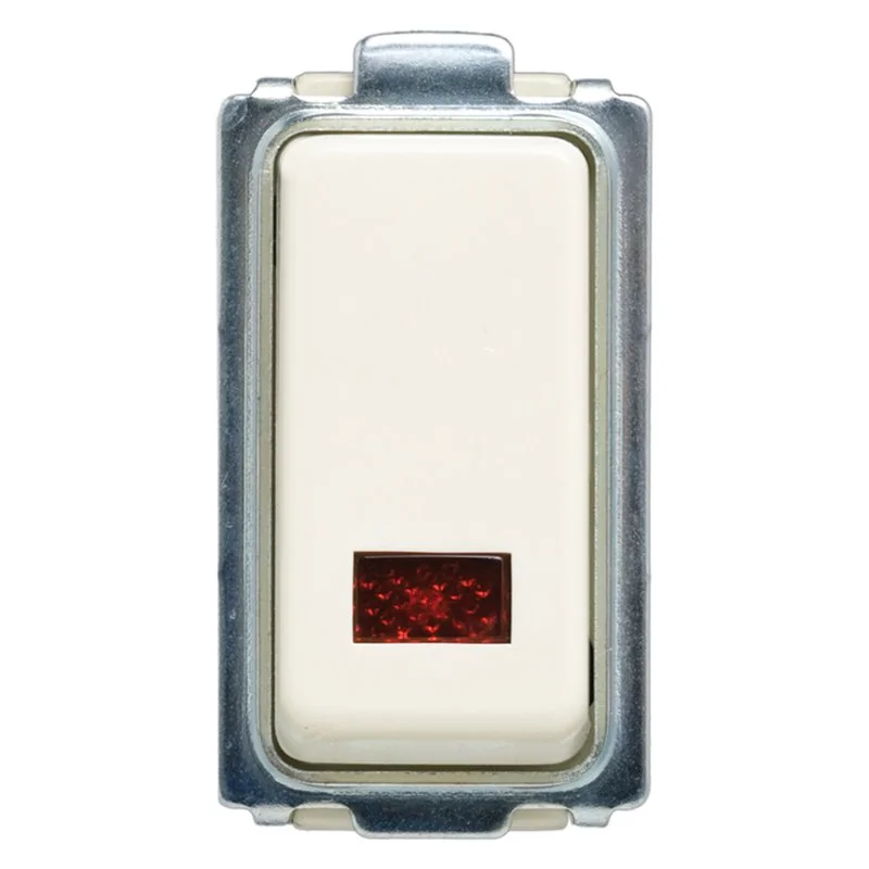 PULSANTE UNIPOLARE ILLUMINATO 2018 COMPATIBILE MAGIC