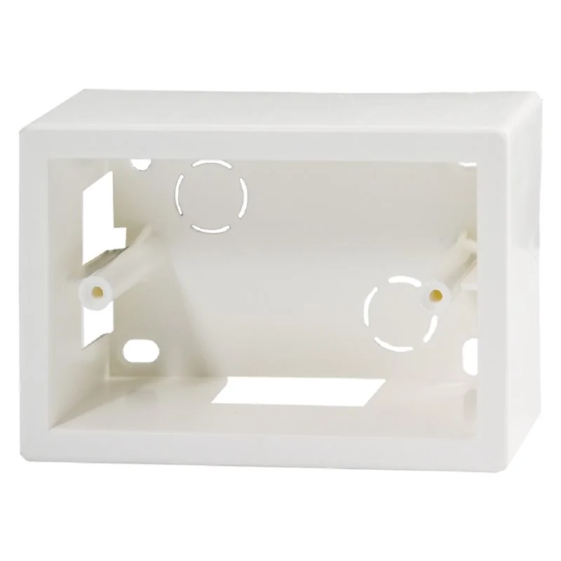 CASSETTA DA PARETE ESTERNA PER CANALINE UNIVERSALE