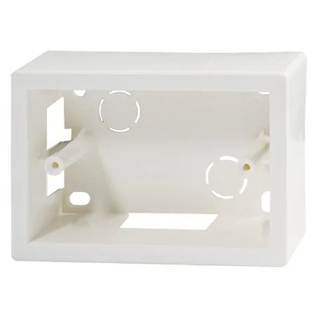 CASSETTA DA PARETE ESTERNA PER CANALINE UNIVERSALE