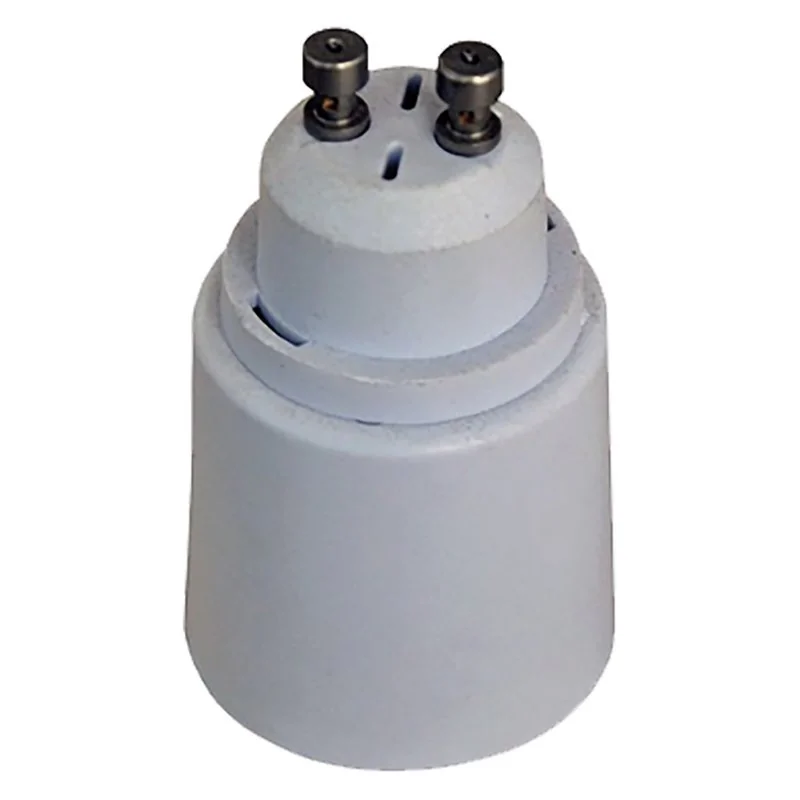 ADATTATORE PORTALAMPADA M GU10 - F E27