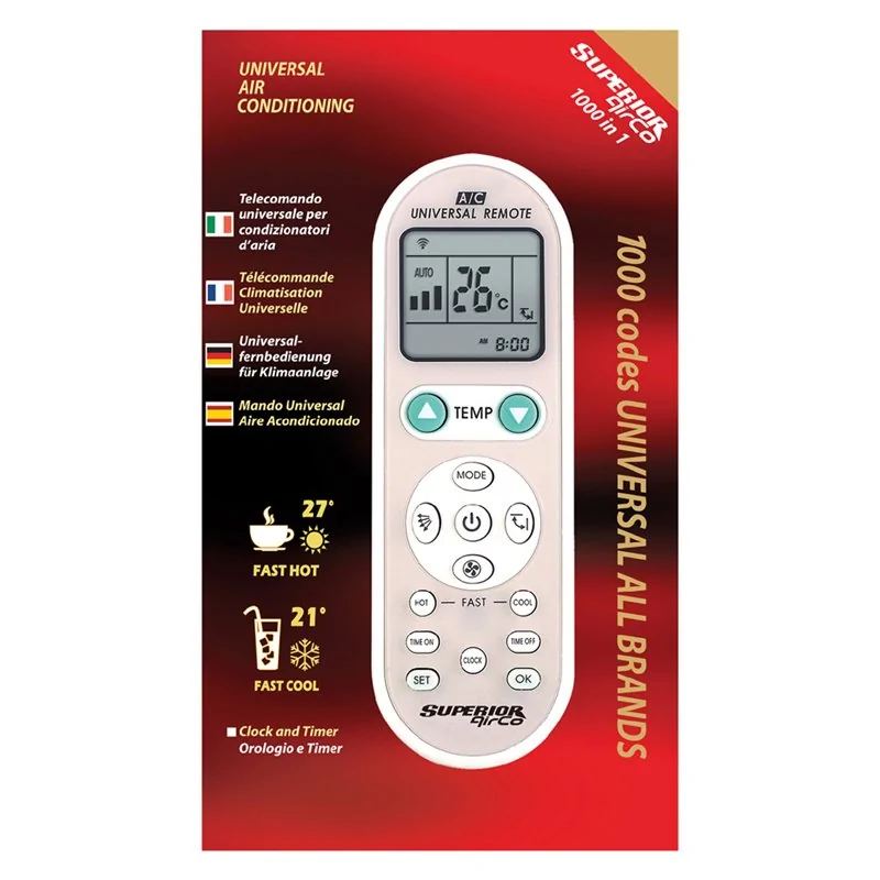 TELECOMANDO PER CONDIZIONATORI ARIA AIR CO UNIVERSALE