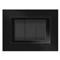 PLACCA COLORE NERO ELITE COMPATIBILE LIVING