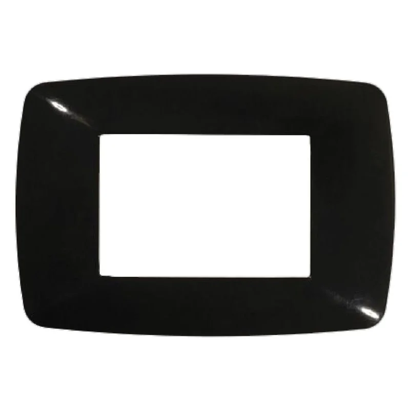 PLACCA COLORE NERO BRIO COMPATIBILE LIVING
