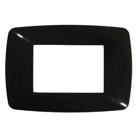 PLACCA COLORE NERO BRIO COMPATIBILE LIVING