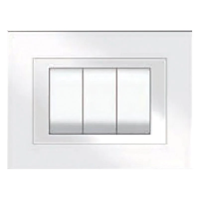 PLACCA COLORE BIANCO ELITE COMPATIBILE LIVING