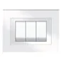 PLACCA COLORE BIANCO ELITE COMPATIBILE LIVING