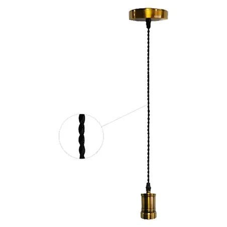 LAMPADARIO IN METALLO VINTAGE CT100B