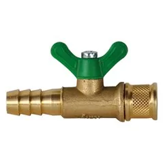 RUBINETTO A SFERA FEMMINA IN OTTONE PER POMPA IRRORATRICE