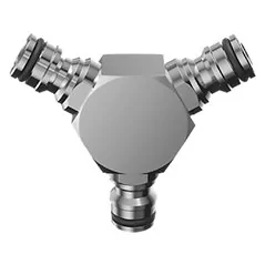 DEVIATORE A 3 VIE IN METALLO CLABER