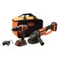 TRAPANO AVVITATORE A BATTERIA CON PERCUSSIONE + SMERIGLIATRICE IN SET BCK24D2S-QW 18V BLACK DECKER