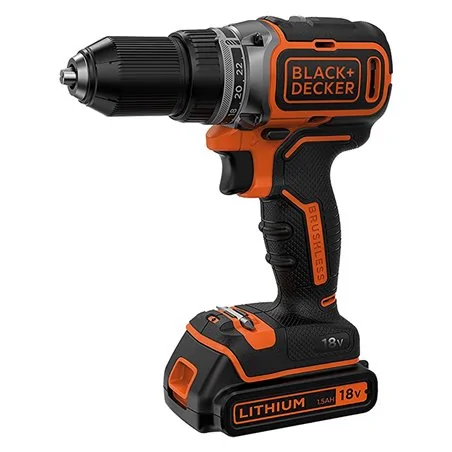 TRAPANO AVVITATORE A BATTERIA CON PERCUSSIONE BL186K-QW 18V BLACK DECKER