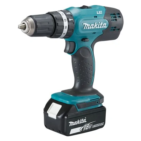 TRAPANO AVVITATORE A BATTERIA CON PERCUSSIONE DHP453RFE 18V - MAKITA