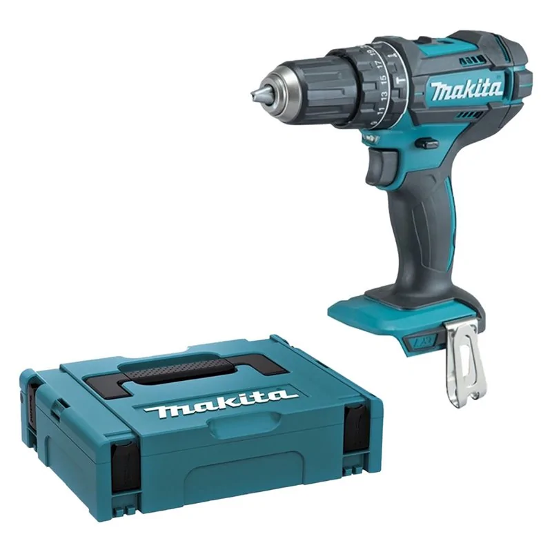 TRAPANO AVVITATORE A BATTERIA CON PERCUSSIONE DHP485ZJ 18V SOLO CORPO MAKITA