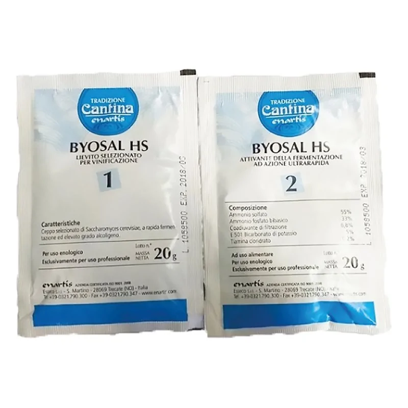 ATTIVANTE DI FERMENTAZIONE CON LIEVITO SELEZIONATO