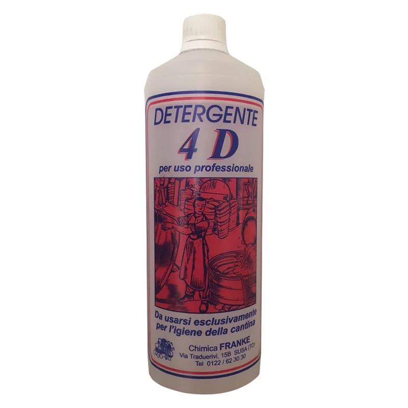 DETERGENTE LIQUIDO '4D' PER ENOLOGIA