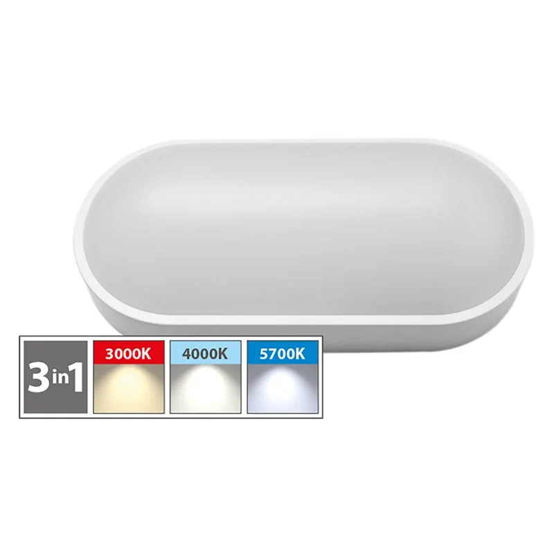 PLAFONIERA LED OVALE BV