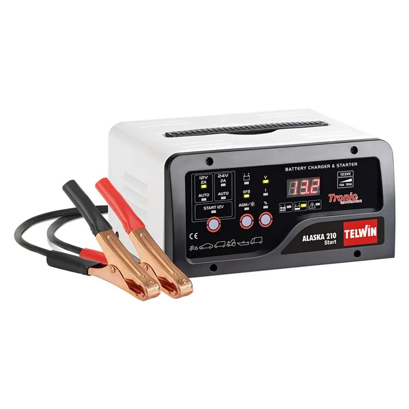 BATTERY CHARGER E AVVIATORE ALASKA 210 START TELWIN BATTERY CHARGER E AVVIATORE ALASKA 210 START TELWIN