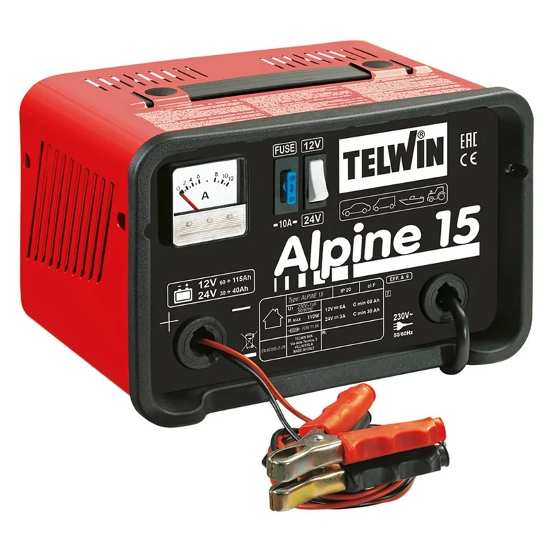 BATTERY CHARGER ALPINE 15 12/24V TELWIN BATTERY CHARGER ALPINE 15 12/24V TELWIN