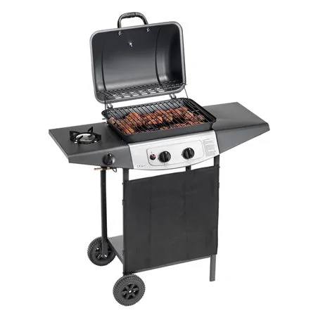 BARBECUE A GAS 'DOUBLE COOKING SYSTEM' A ROCCIA LAVICA TIPO 2