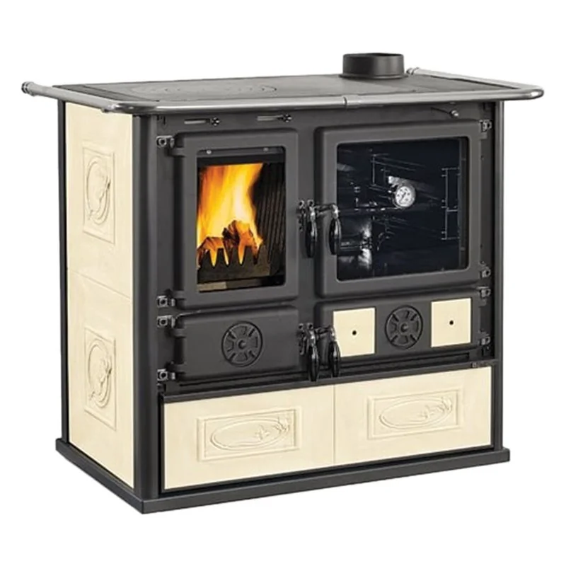 CUCINA A LEGNA 'ROSA 5.0 VST CERAMICA' NORDICA EXTRAFLAME