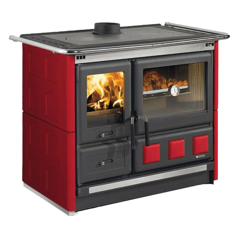 CUCINA A LEGNA 'ROSA XXL VST MAIOLICA' NORDICA EXTRAFLAME