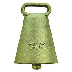 CAMPANA OVALE OTTONE LUCIDO