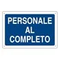 CARTELLO PERSONALE AL COMPLETO IN POLIONDA