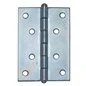 CERNIERA ACCIAIO ZINCATO MEZZA LARGA PERNO FISSO
