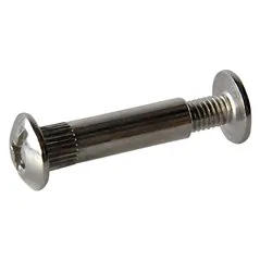 GIUNZIONE PER MOBILI TESTE NICHELATE