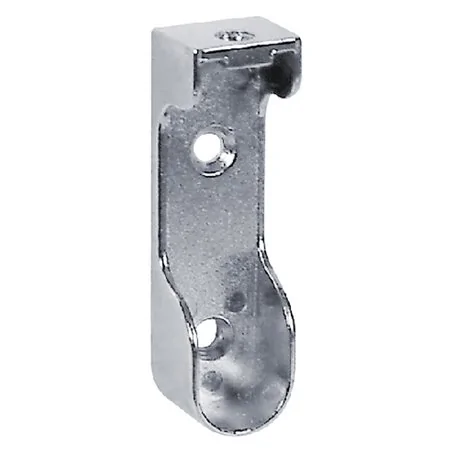 REGGITUBO LATERALE PER TUBO OVALE NICHELATO