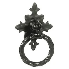 MANIGLIA AD ANELLO CON PIASTRA MEDIA