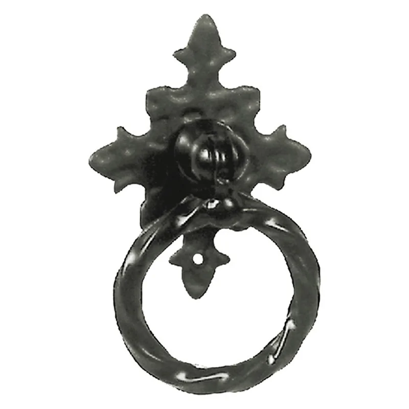 MANIGLIA AD ANELLO CON PIASTRA MEDIA