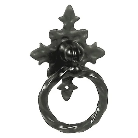 MANIGLIA AD ANELLO CON PIASTRA MEDIA