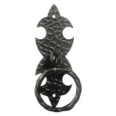 MANIGLIA AD ANELLO CON PIASTRA GRANDE