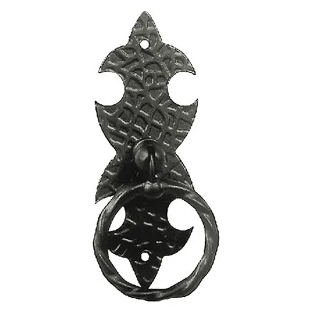 MANIGLIA AD ANELLO CON PIASTRA GRANDE