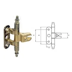 CERNIERA PER MOBILI A0113