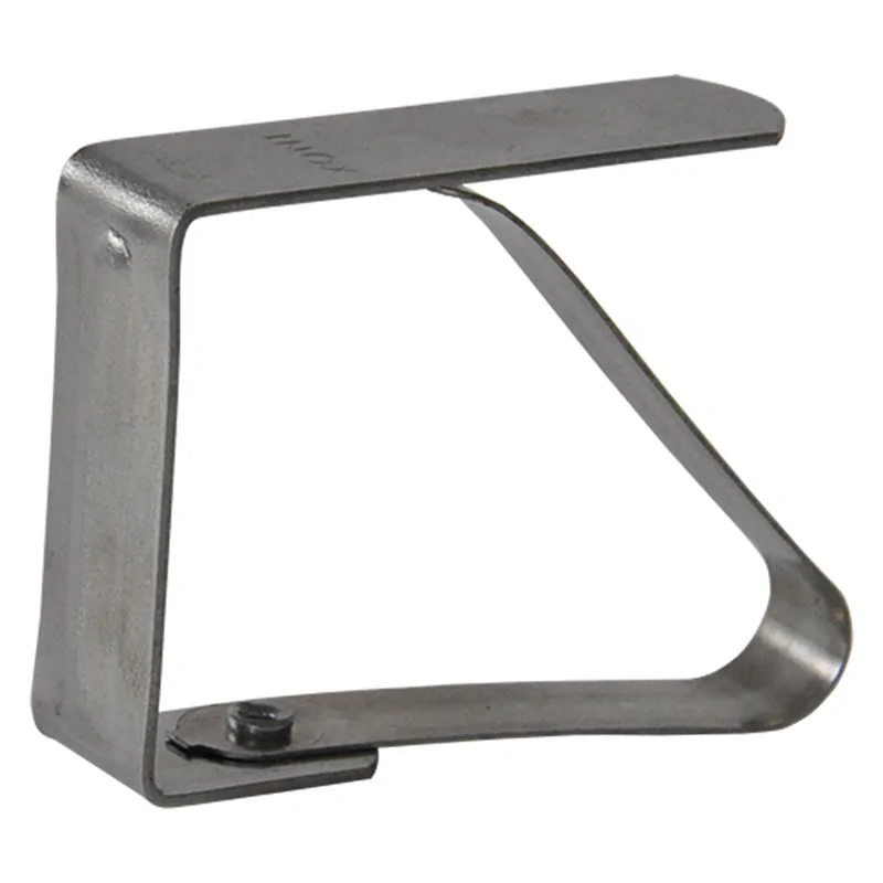 FERMATOVAGLIA A MOLLA IN ACCIAIO