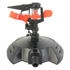 IRRIGATORE ROTATIVO CON BASE A BATTENTE