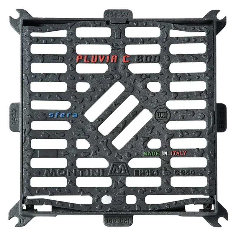 CADITOIA IN GHISA 'PLUVIA C'