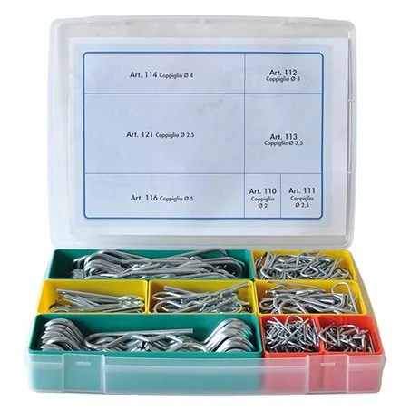 ASSORTIMENTO COPPIGLIE IN CASSETTA 330 PEZZI